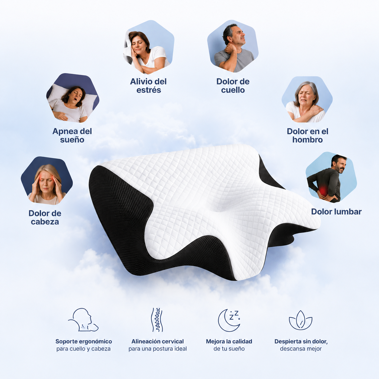Almohada cervical - DormiLab